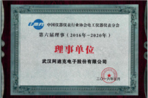 恭祝我司當選為中國電工儀器儀表協(xié)會第六屆理事單位！